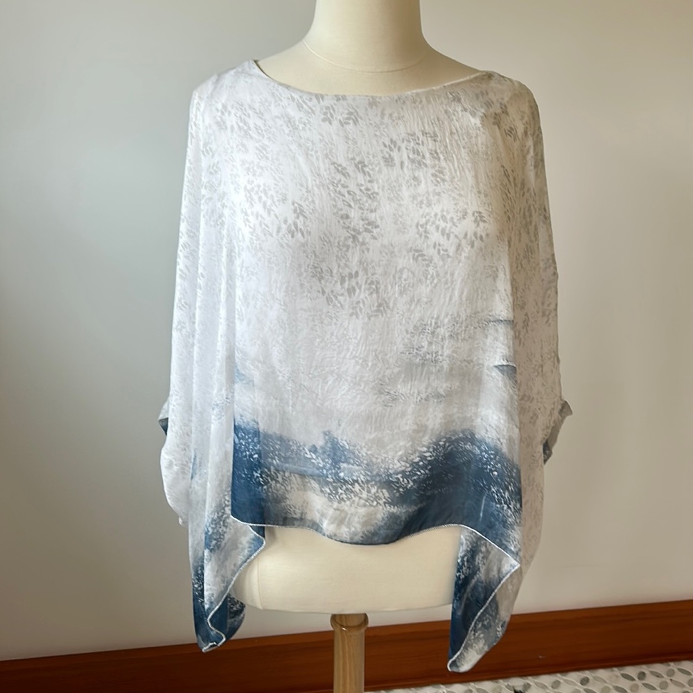 Silk “butterfly” style blouse